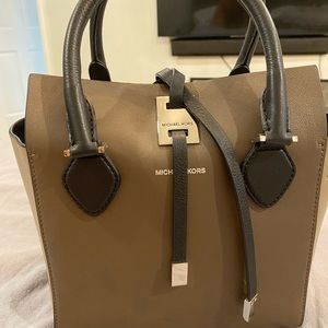 Michael Kors Miranda Color Blocked Tote in Elephant